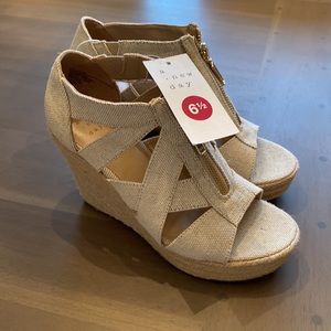 Never Worn Wedge Sandals